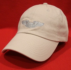 USAF BASIC PILOT WINGS BALL CAP