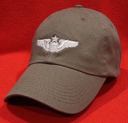 Air Force Senior Pilot wings ball cap