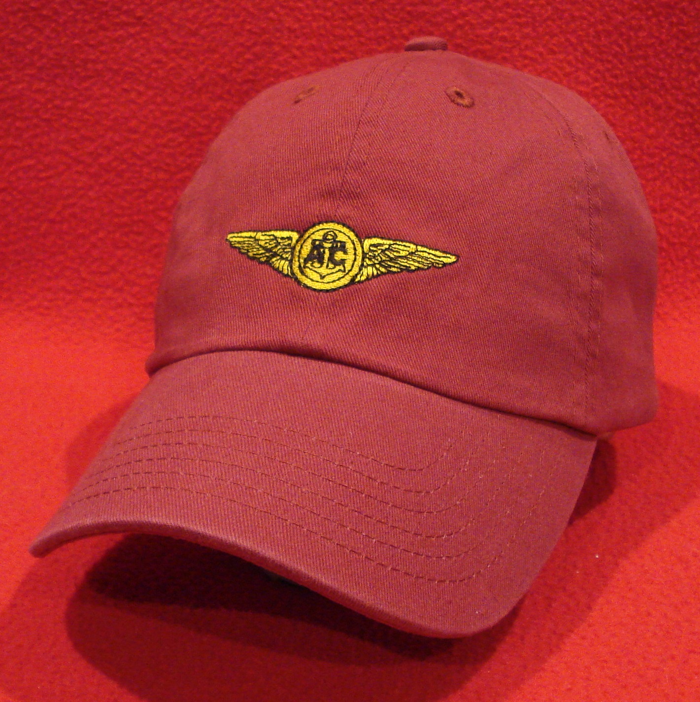 low-profile embroidered pilot wings hat dark blue Naval Aviator Wings Ball Cap