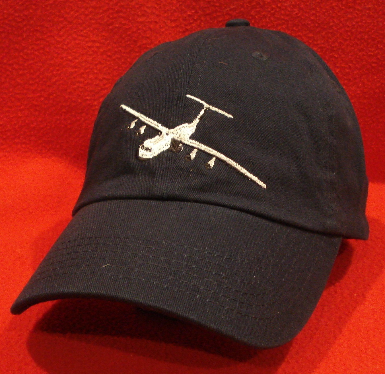 Custom Snapback Baseball Cap C-130 Hercules Embroidery Military Unit Cotton