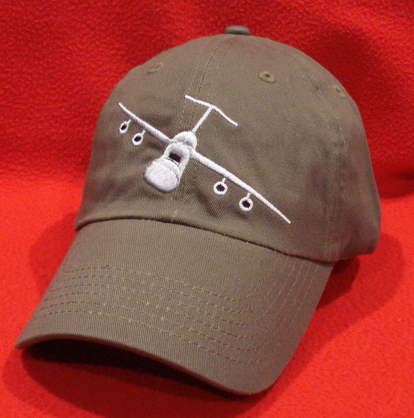 Custom Snapback Baseball Cap C-130 Hercules Embroidery Military Unit Cotton